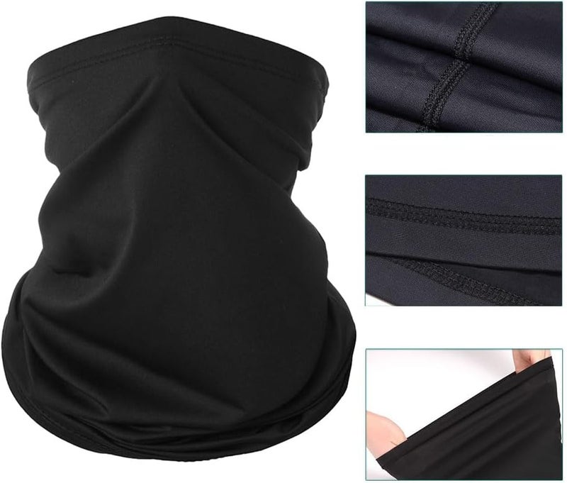 PuddingStation 6 Pieces Summer Face Cover Scarf Mens Neck Gaiter For Men Women UV Protection Face Breathable Sun Protection Cycling Running - Image 3